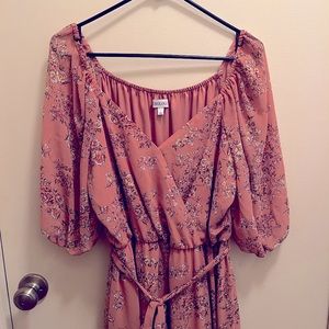 Size Large Floral Luxology dress